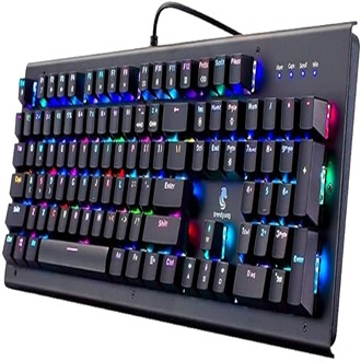 Trendy Wag Mechanical Gaming Keyboard – Full-Size, RGB Backlit, Aluminum Base, 104 Anti-Ghosting Keys - Image 8
