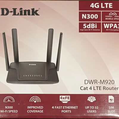 D-Link DWR-M920 4G N300 LTE Router