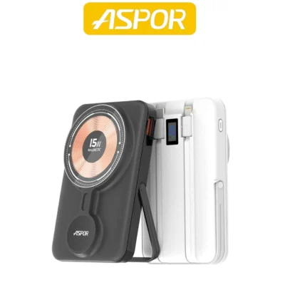 ASPOR A328 10000mAh Wireless Magnetic Power Bank